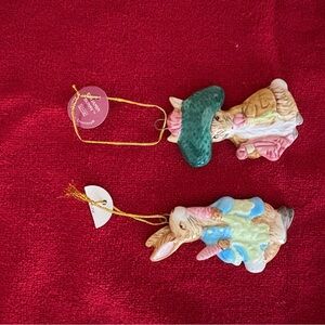 1982 Schmid Beatrix Potter Ornaments